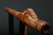 Black Locust Wood Native American Flute, Minor, Mid G-4, #D34K